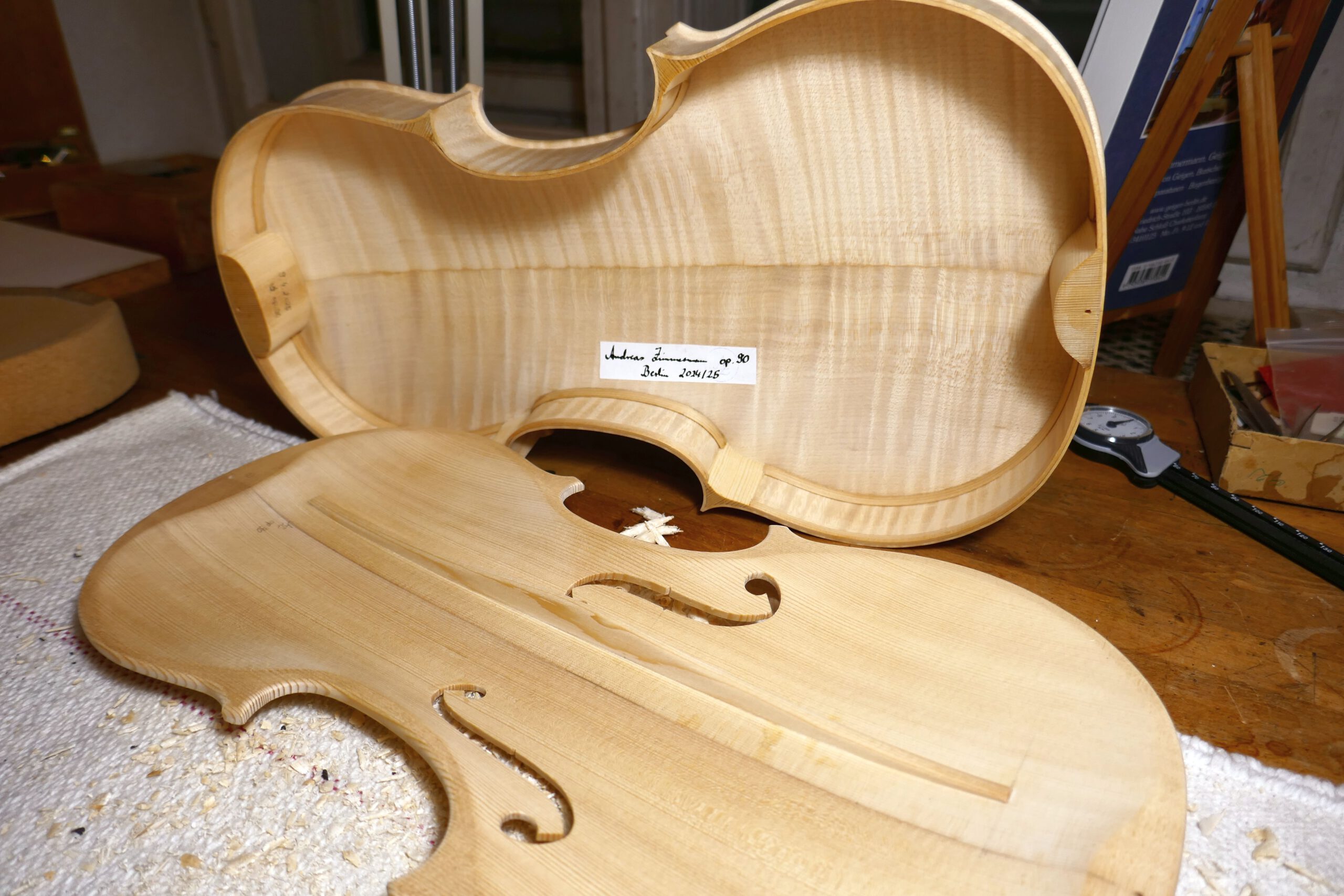 op.90, vor dem Zuleimen