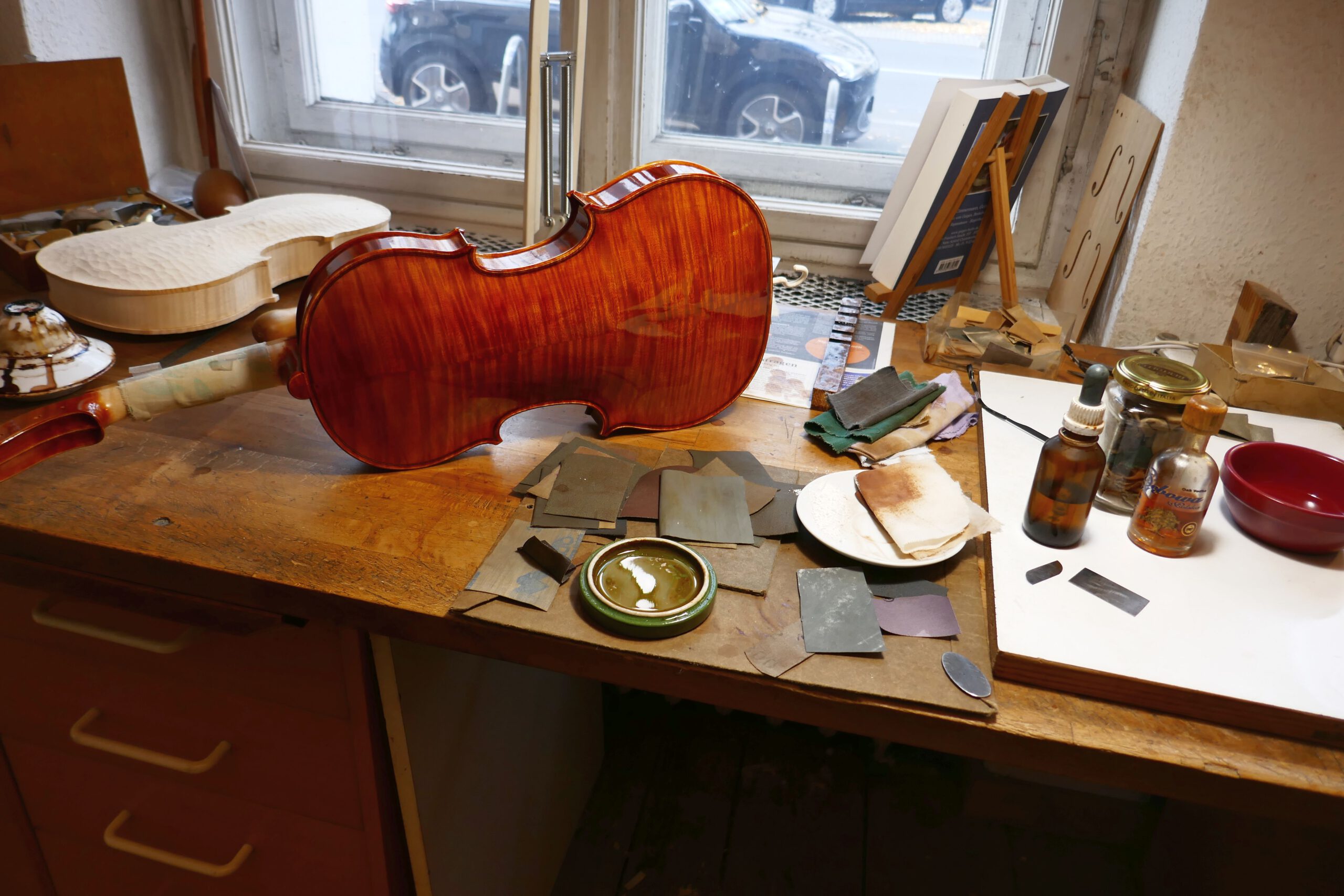 op.90, polieren
